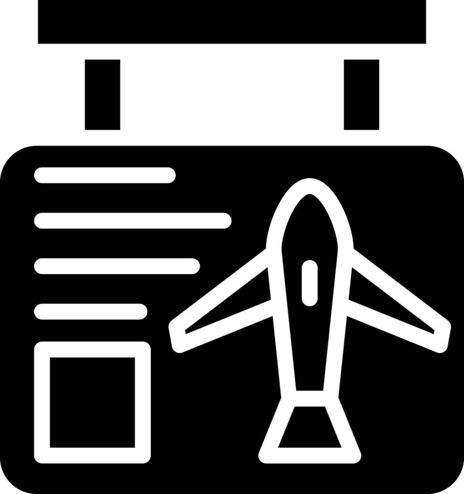 vuelo información vector icono estilo