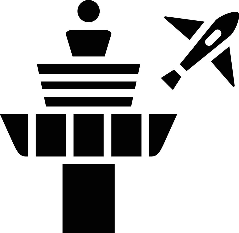 Control Tower Vector Icon Style