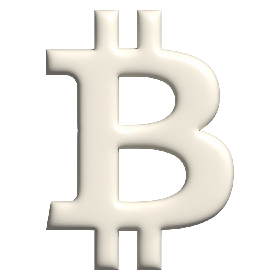 3d icoon bitcoin png