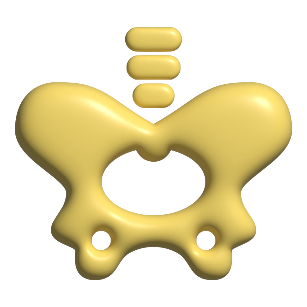 3d icon of skull bone png