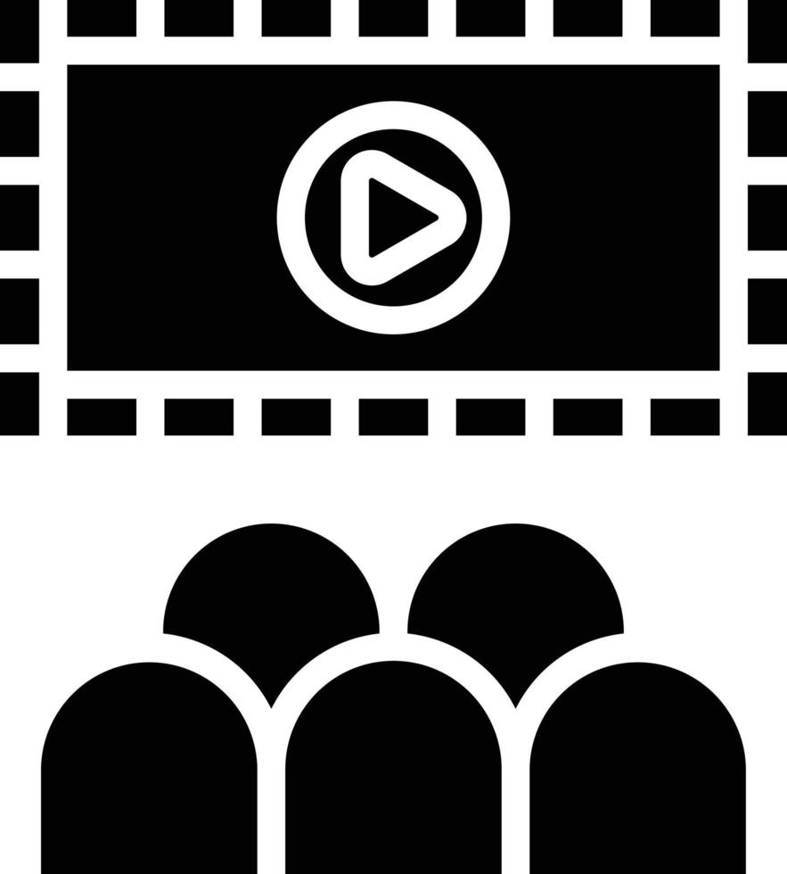 cine vector icono estilo