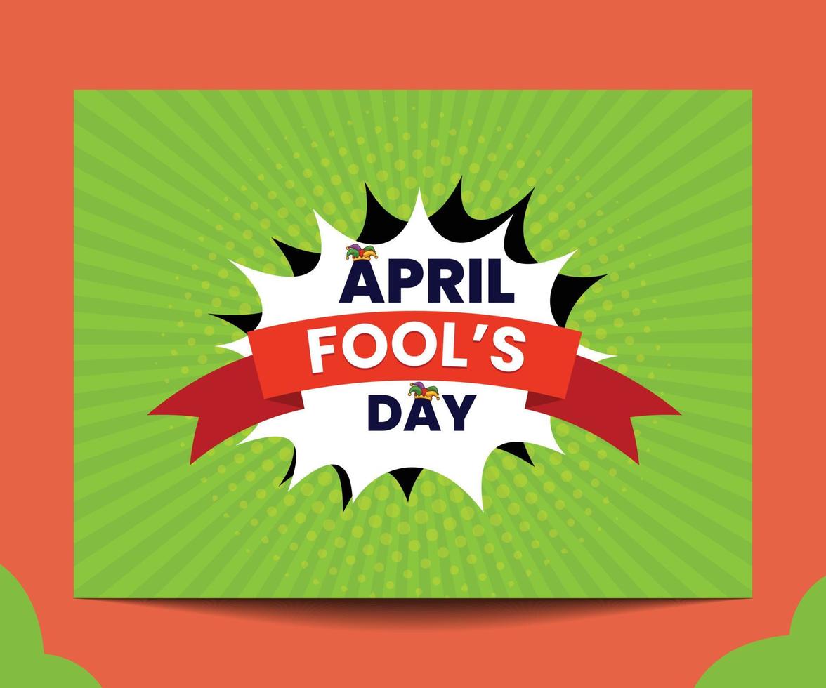 April fools tampete vector