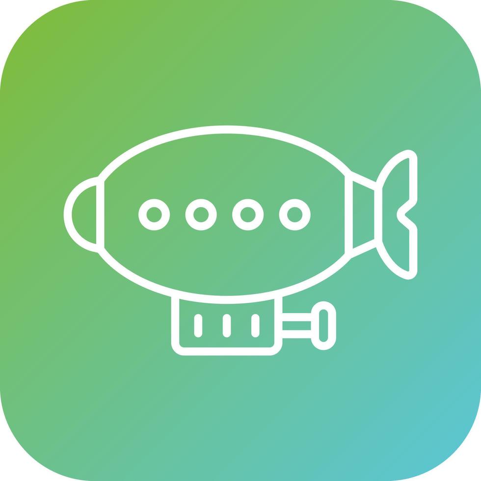 Zeppelin Vector Icon Style