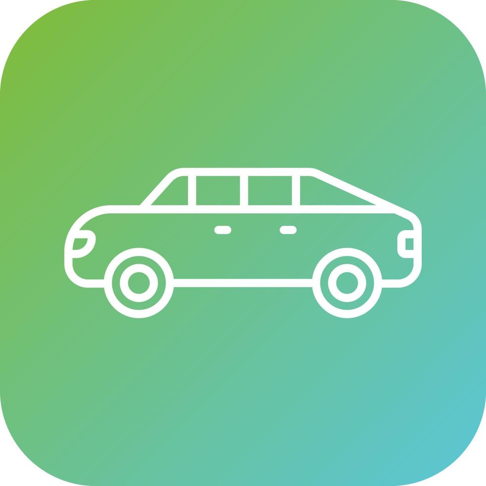 Limousine Vector Icon Style