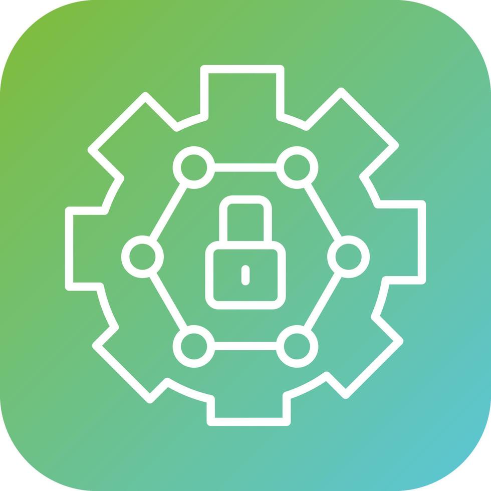 Cyber Security Vector Icon Style