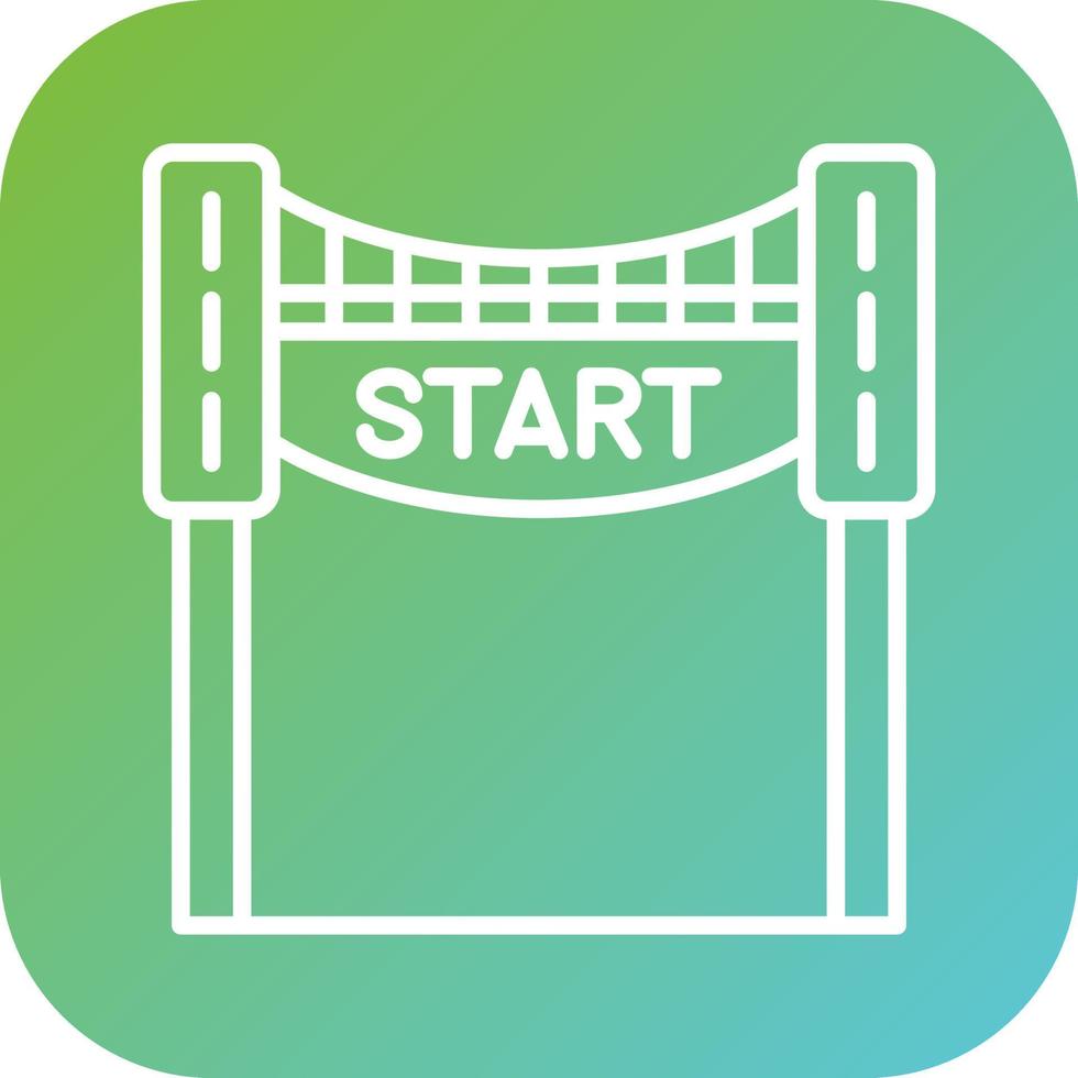 Race Start Vector Icon Style