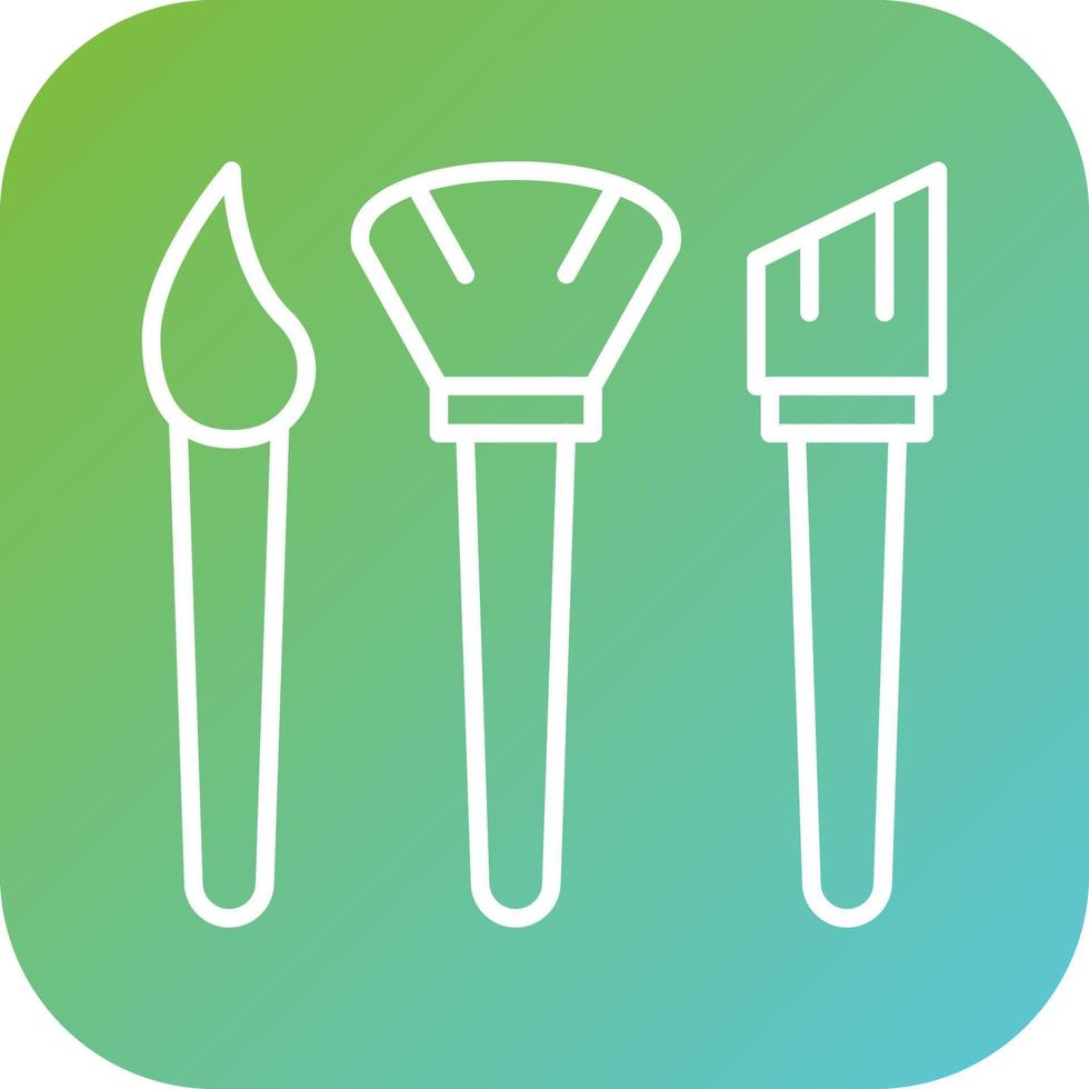 Brushes Vector Icon Style