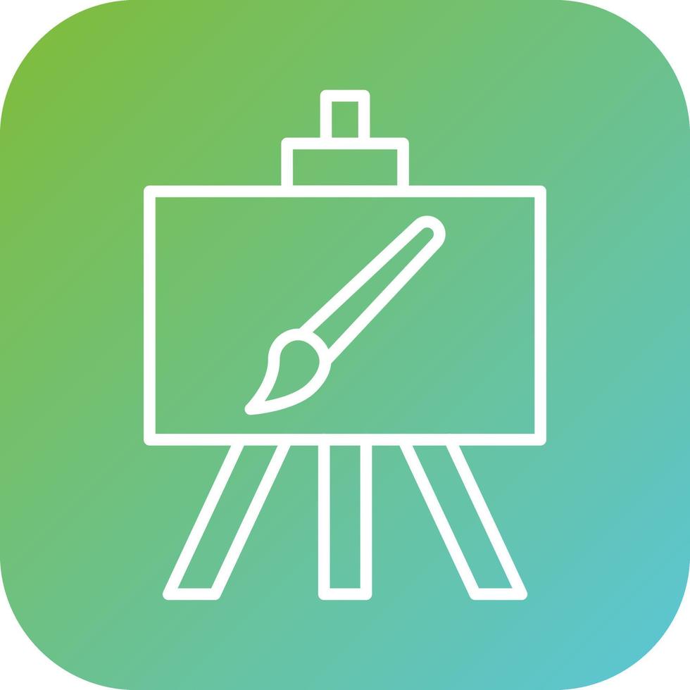 Canvas And Easel Vector Icon Style