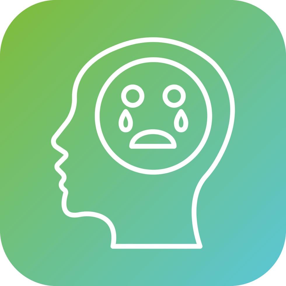 Grief Vector Icon Style