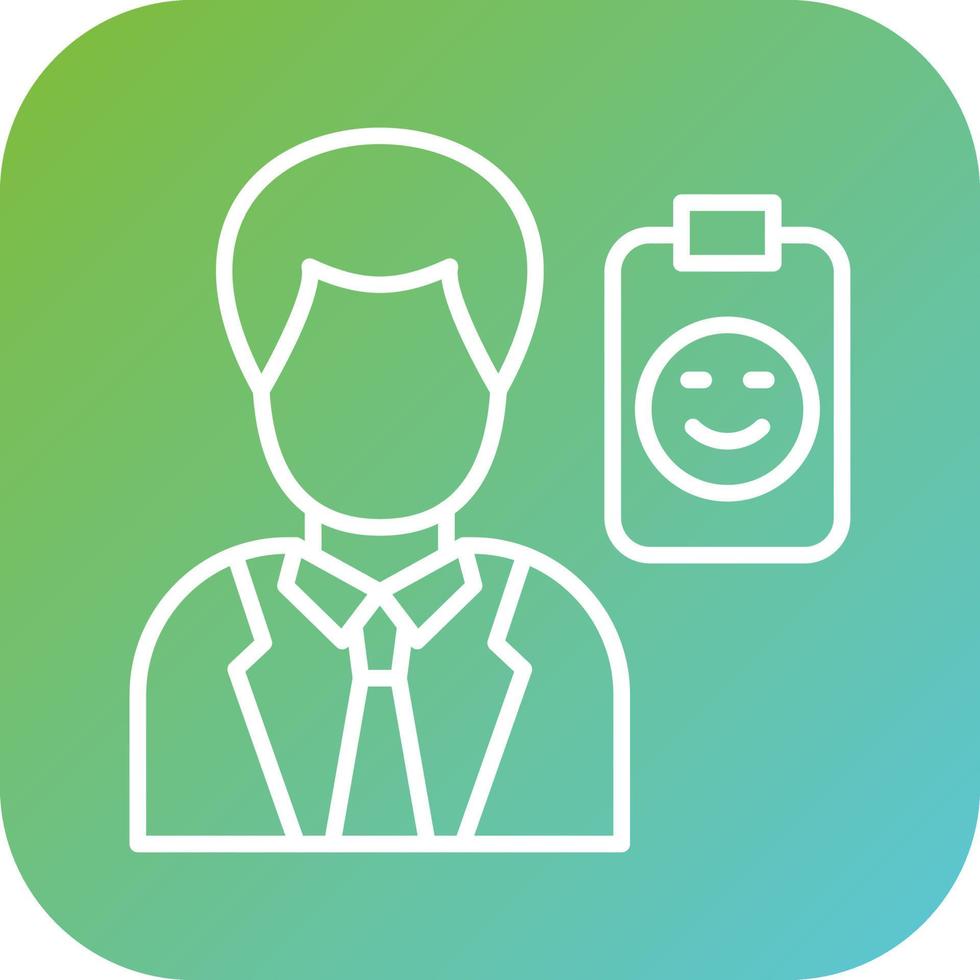 Psychiatrist Vector Icon Style