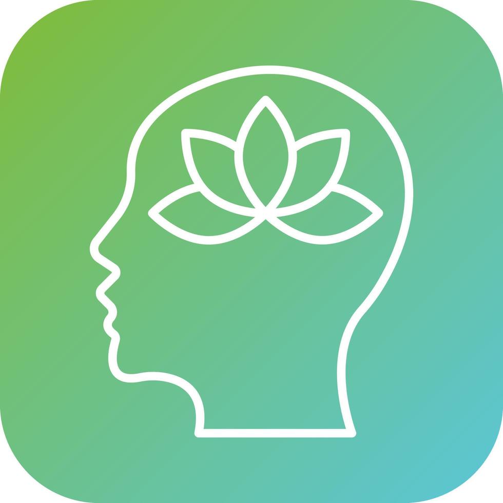 Meditation Vector Icon Style