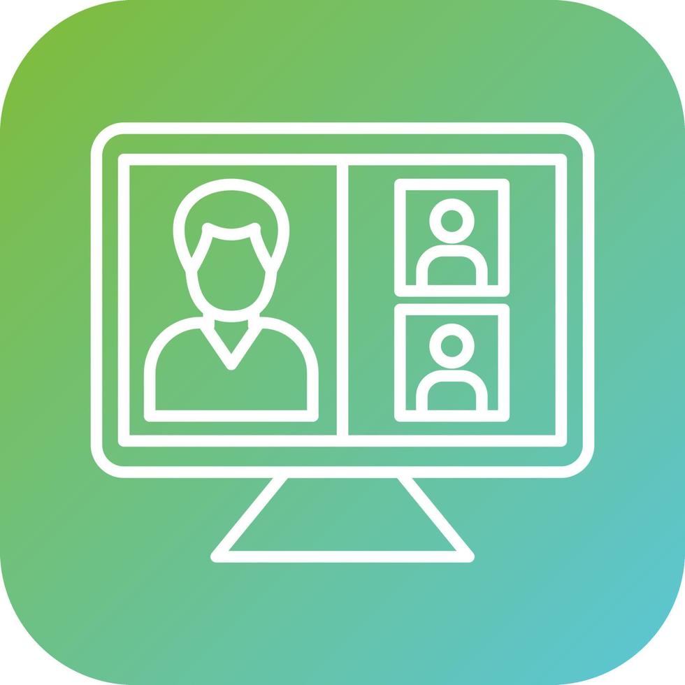 Webinars Vector Icon Style