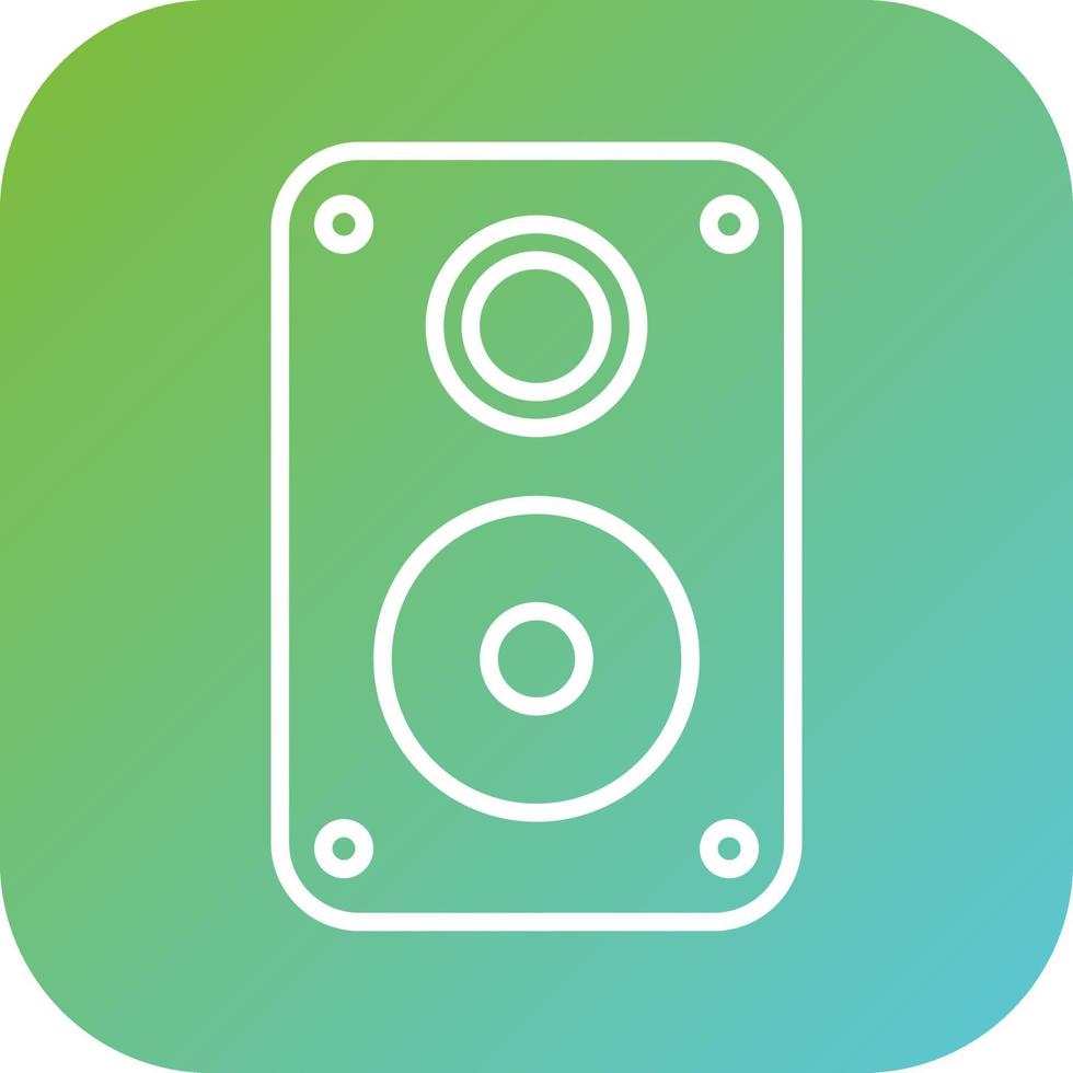 Sound System Vector Icon Style