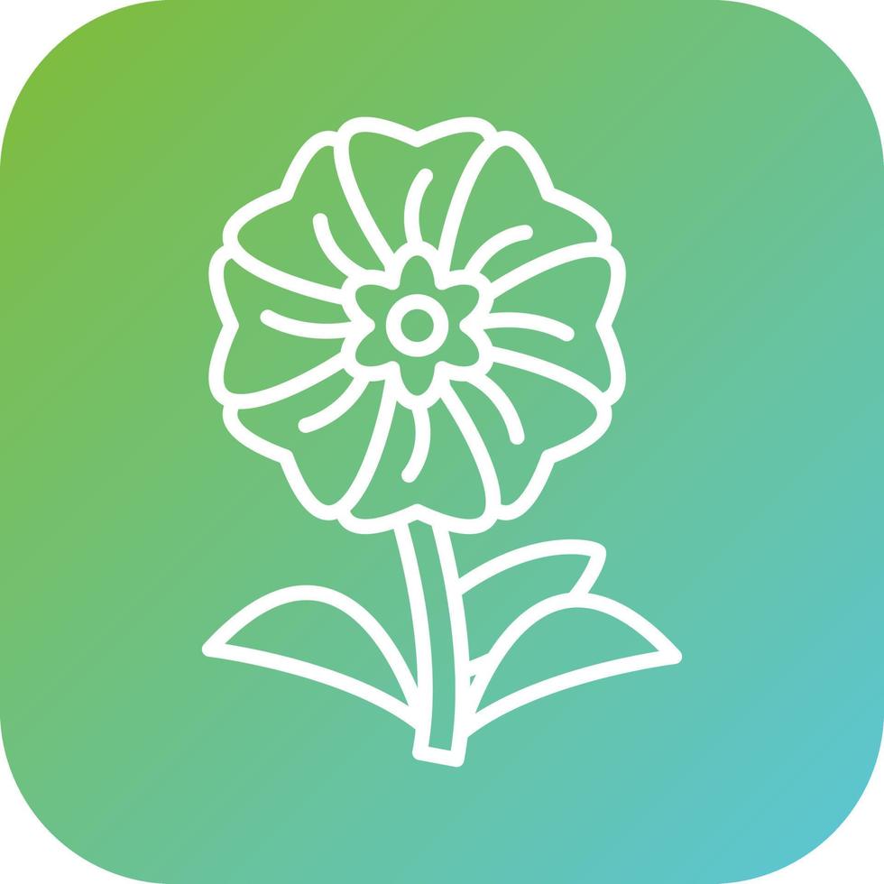 Alpine Forget Me Not Vector Icon Style