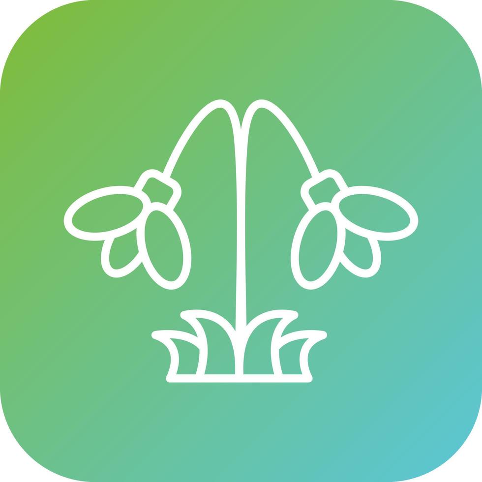 Snowdrop Vector Icon Style