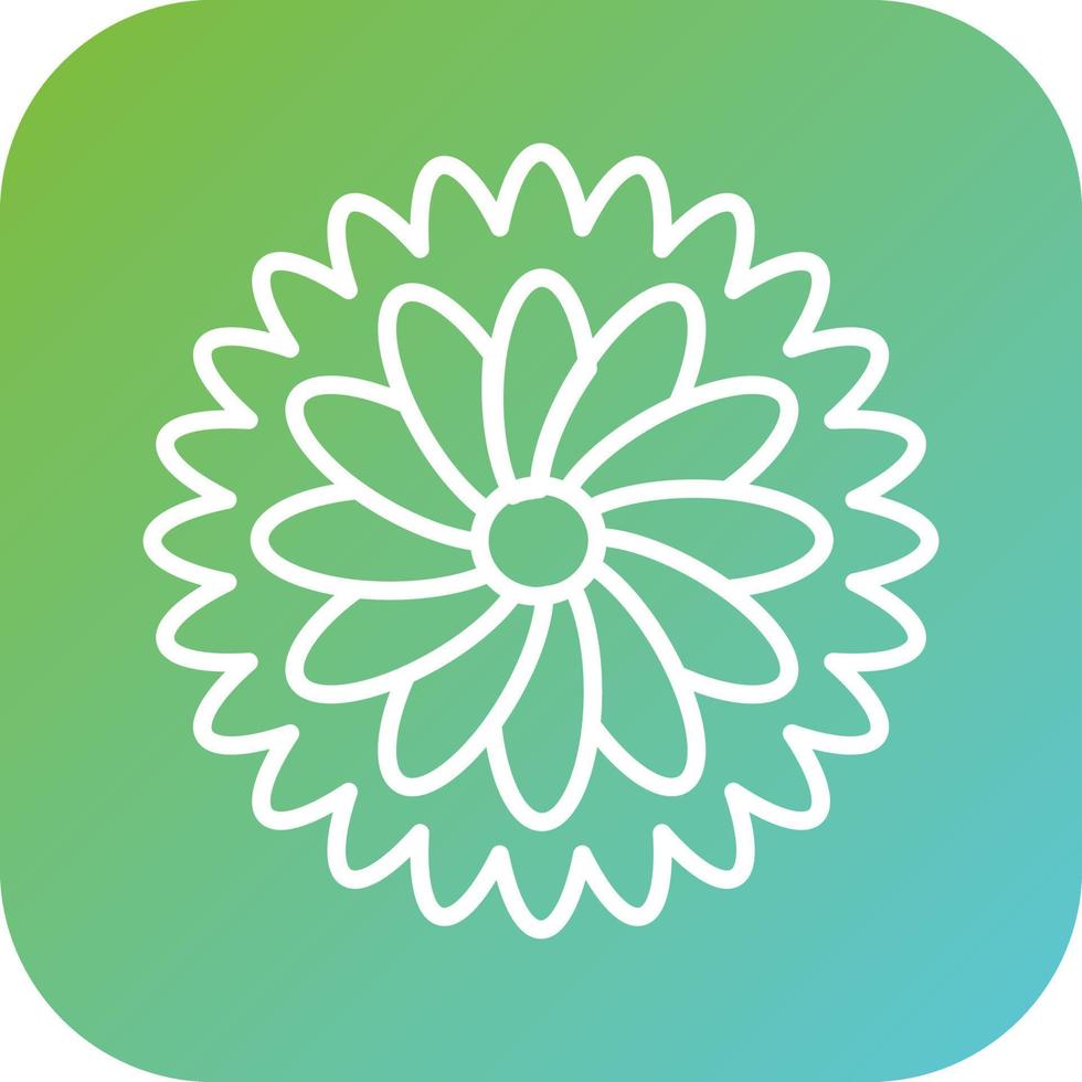 Chamomile Vector Icon Style