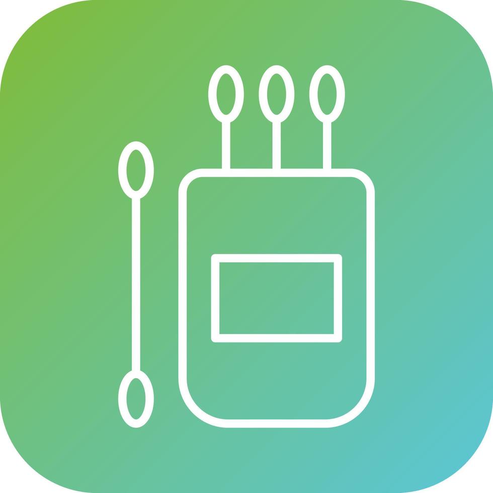 Cotton Swab Vector Icon Style