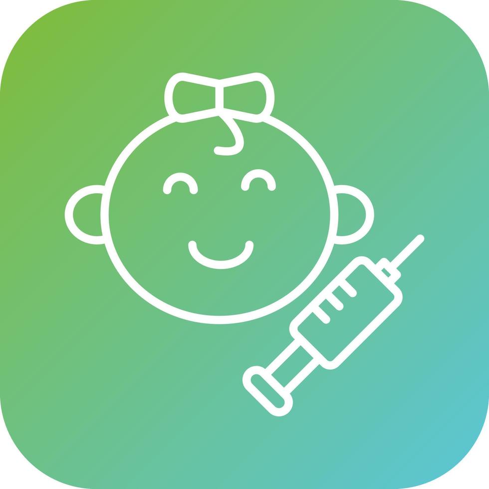 Vaccination Vector Icon Style