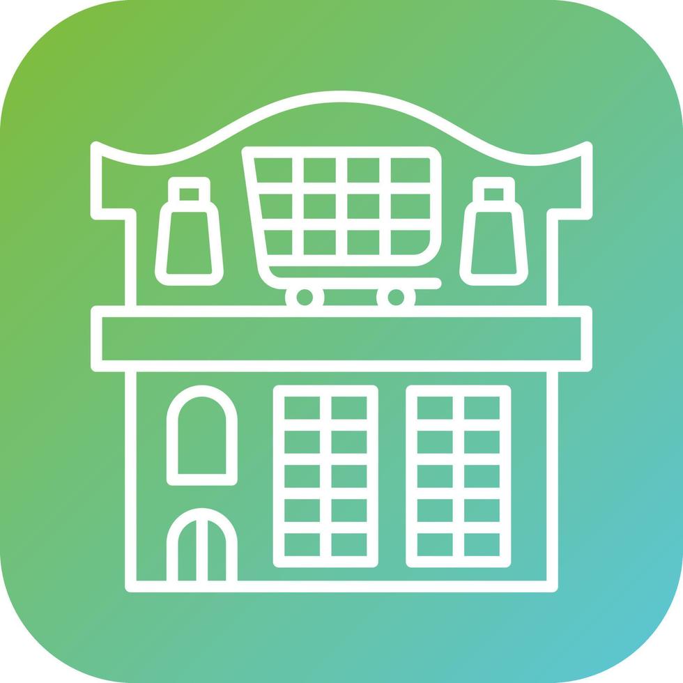 Supermarket Vector Icon Style