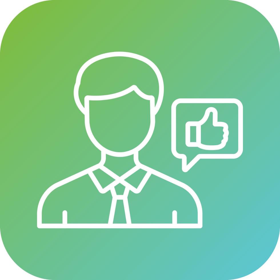 Good Leader Vector Icon Style