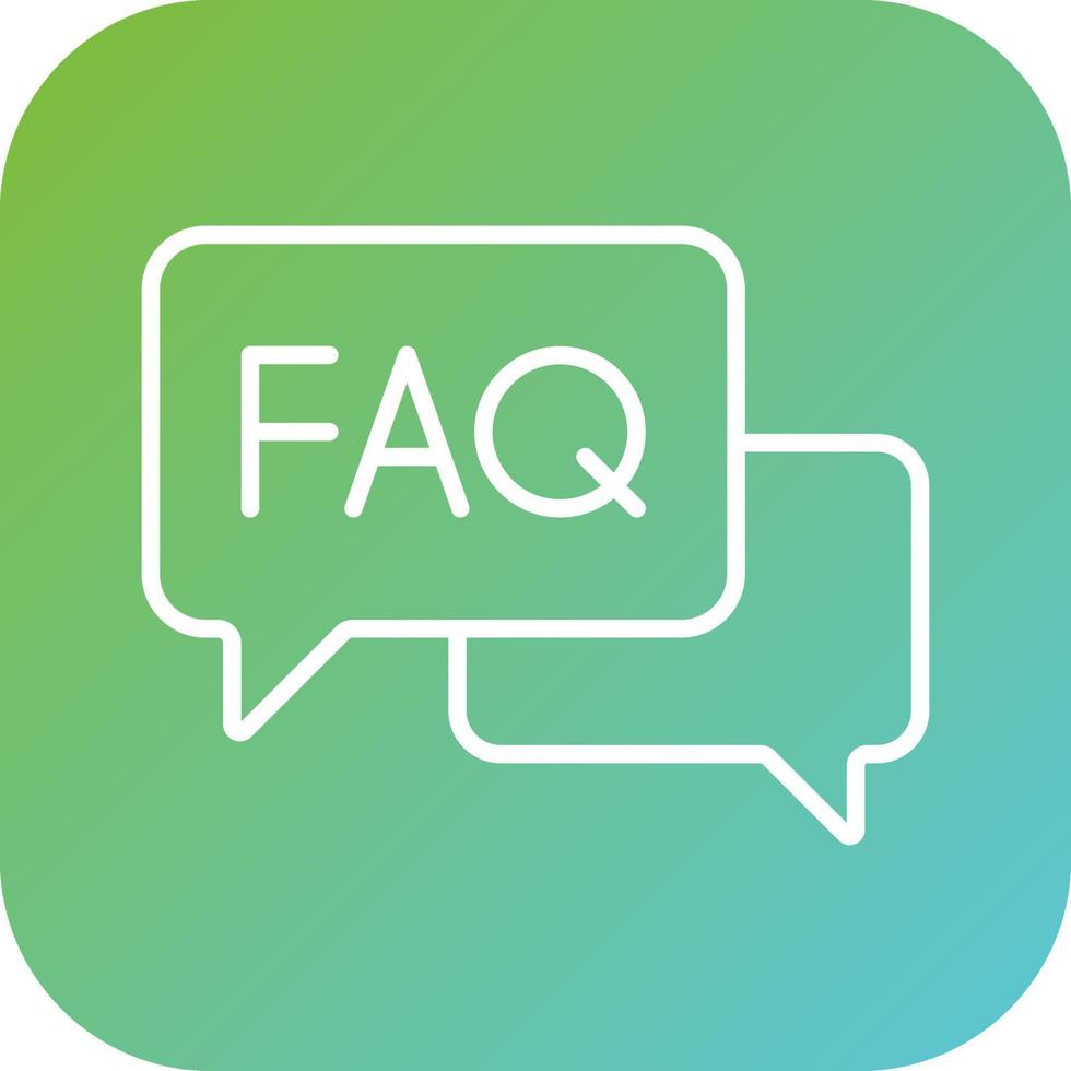 Faq Vector Icon Style