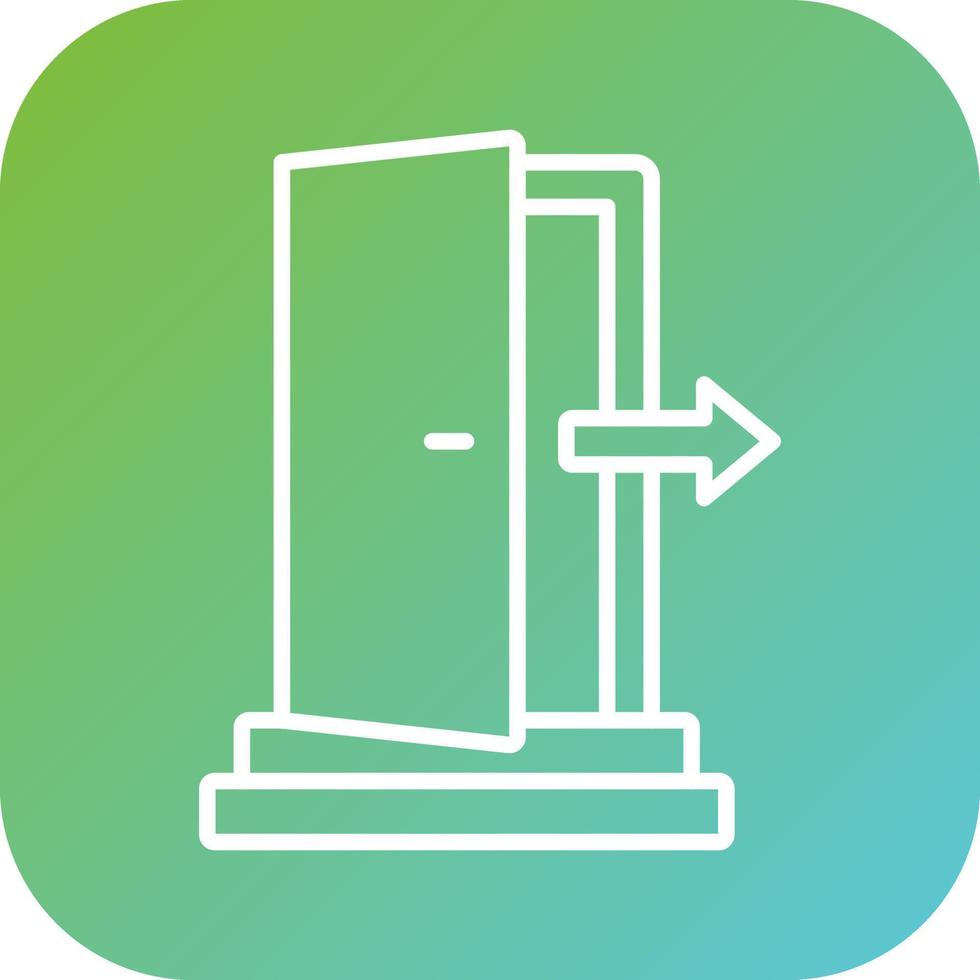 Exit Vector Icon Style