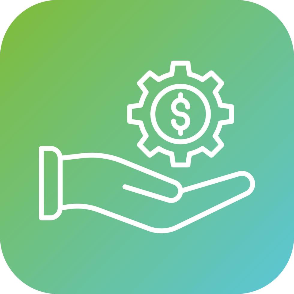 Income Settings Vector Icon Style