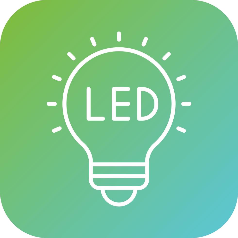 LED Lights Vector Icon Style