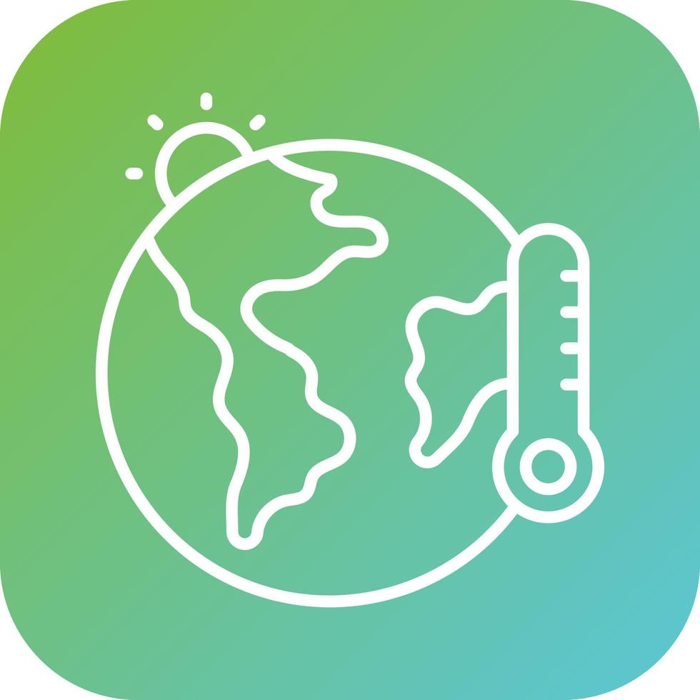 Climate Change Vector Icon Style