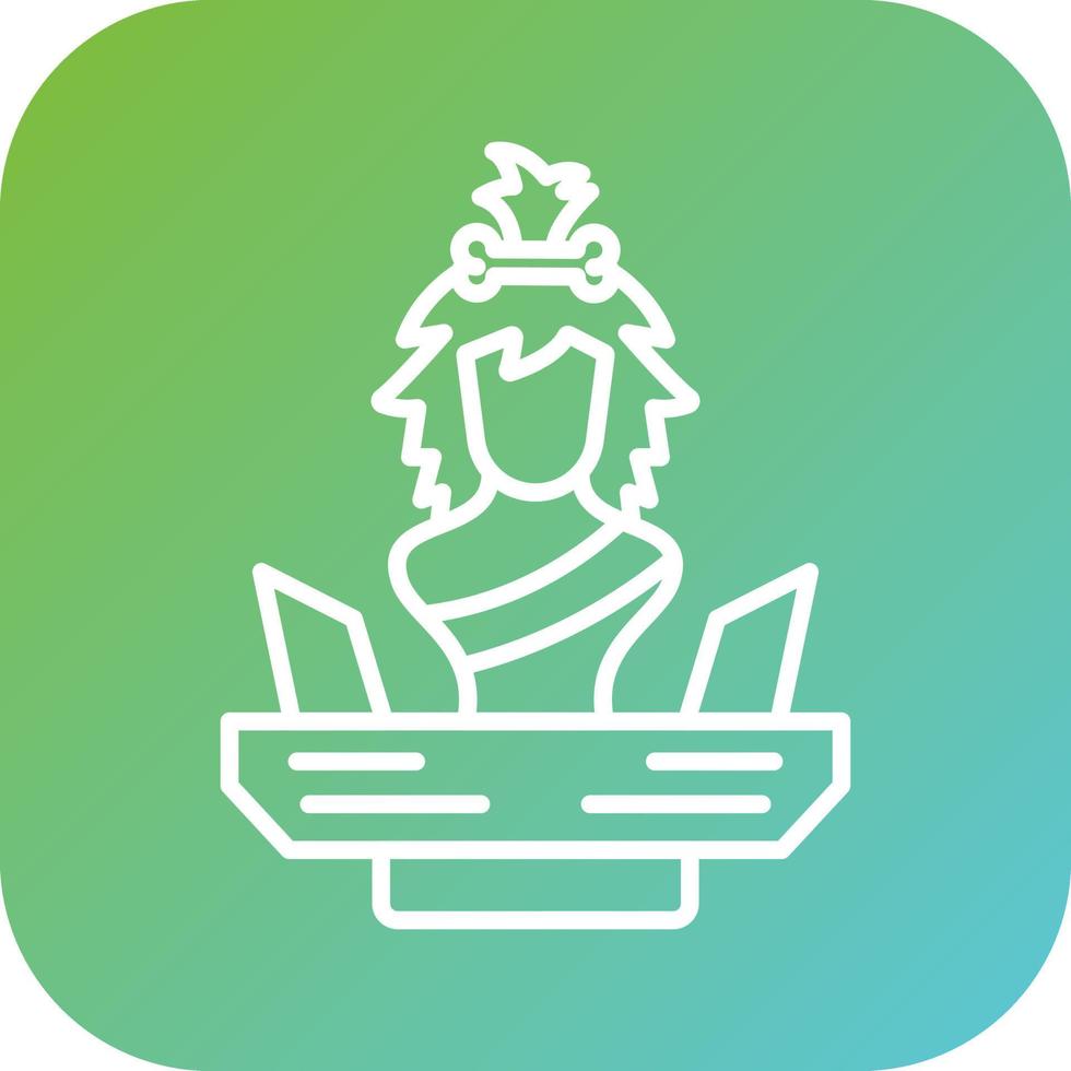 Bust Vector Icon Style