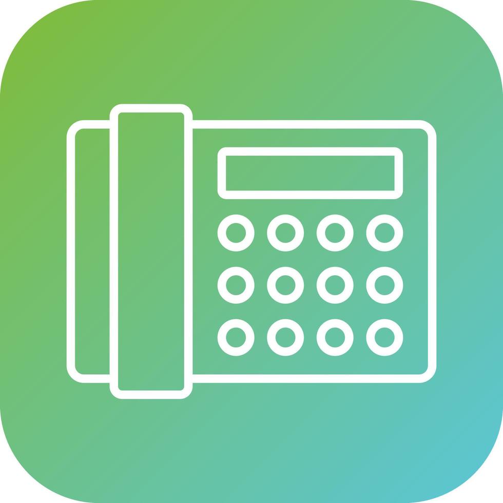 Landline Vector Icon Style