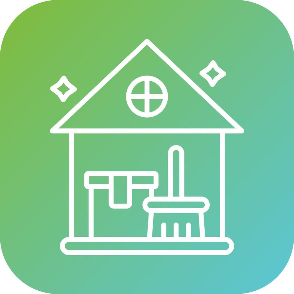 Spring Cleaning Vector Icon Style