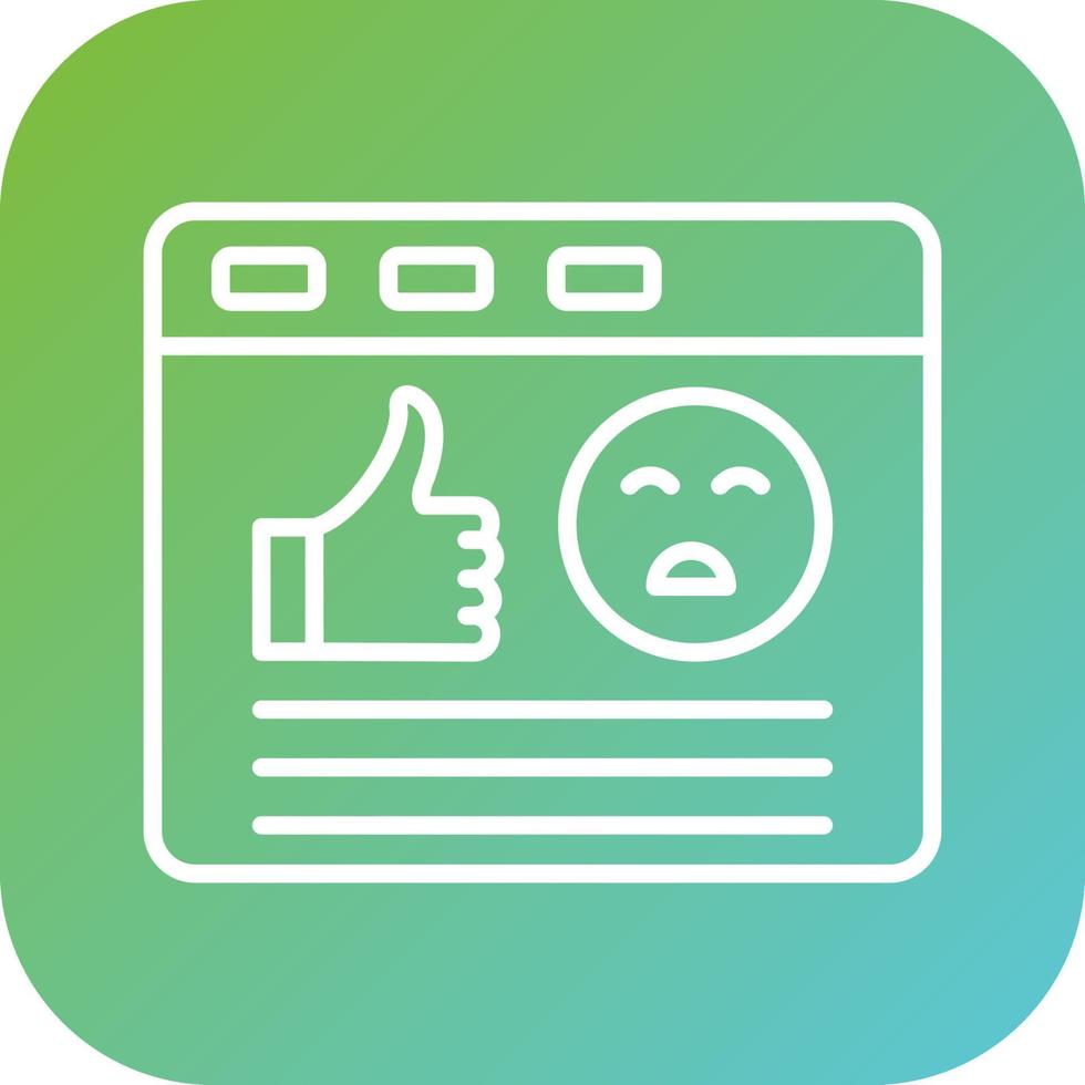 Complaint Vector Icon Style