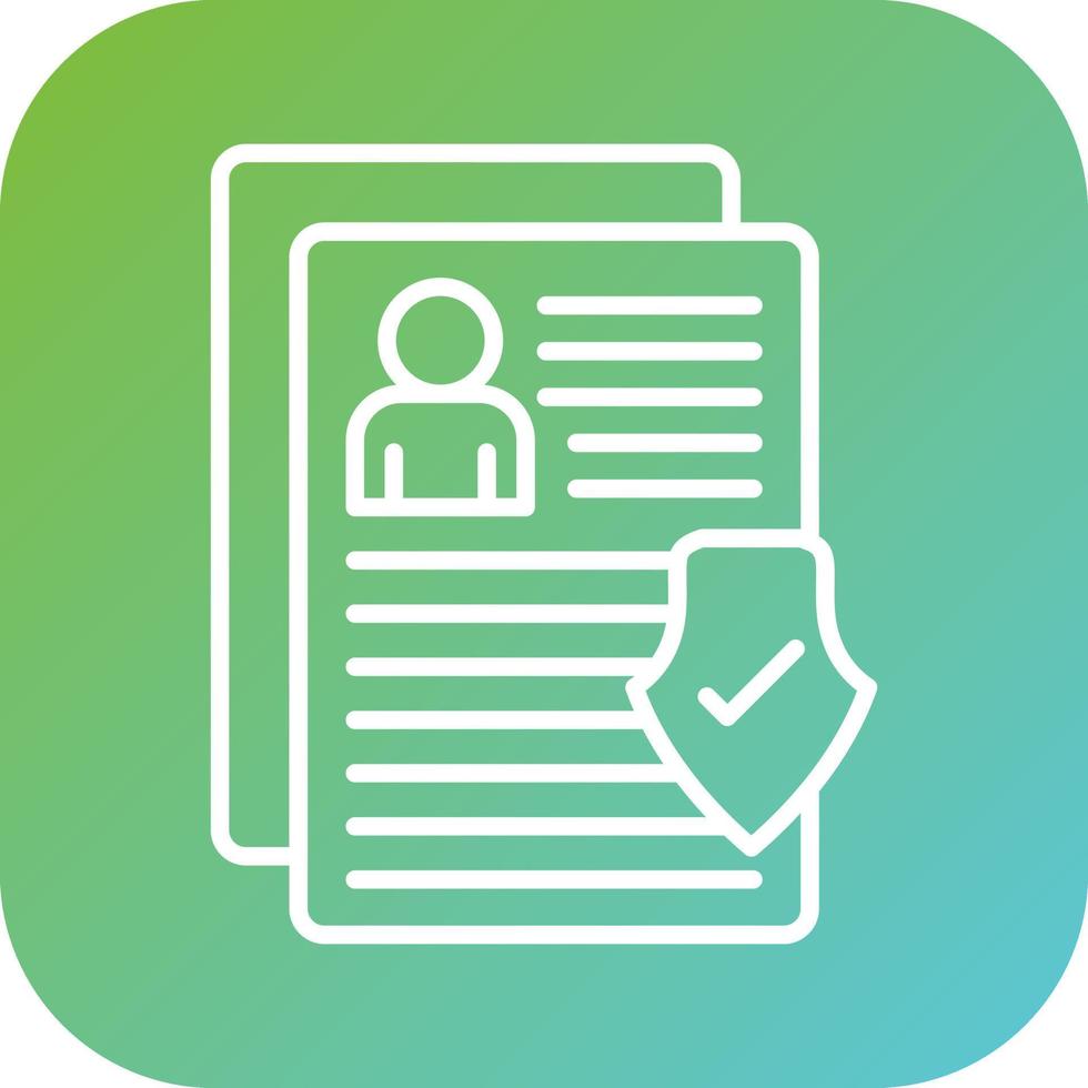 Consent Vector Icon Style