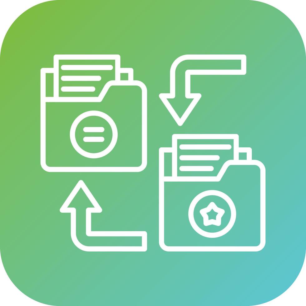 Directory Replacement Vector Icon Style