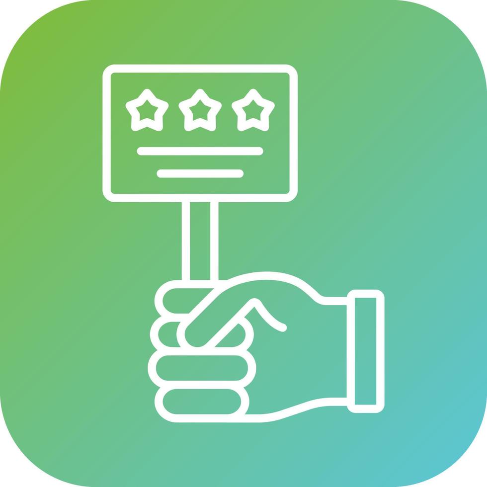 Demonstration Vector Icon Style