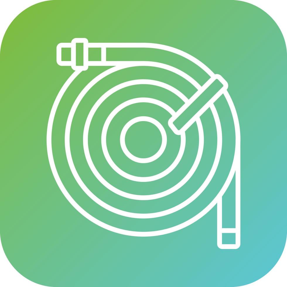 Garden Hose Vector Icon Style