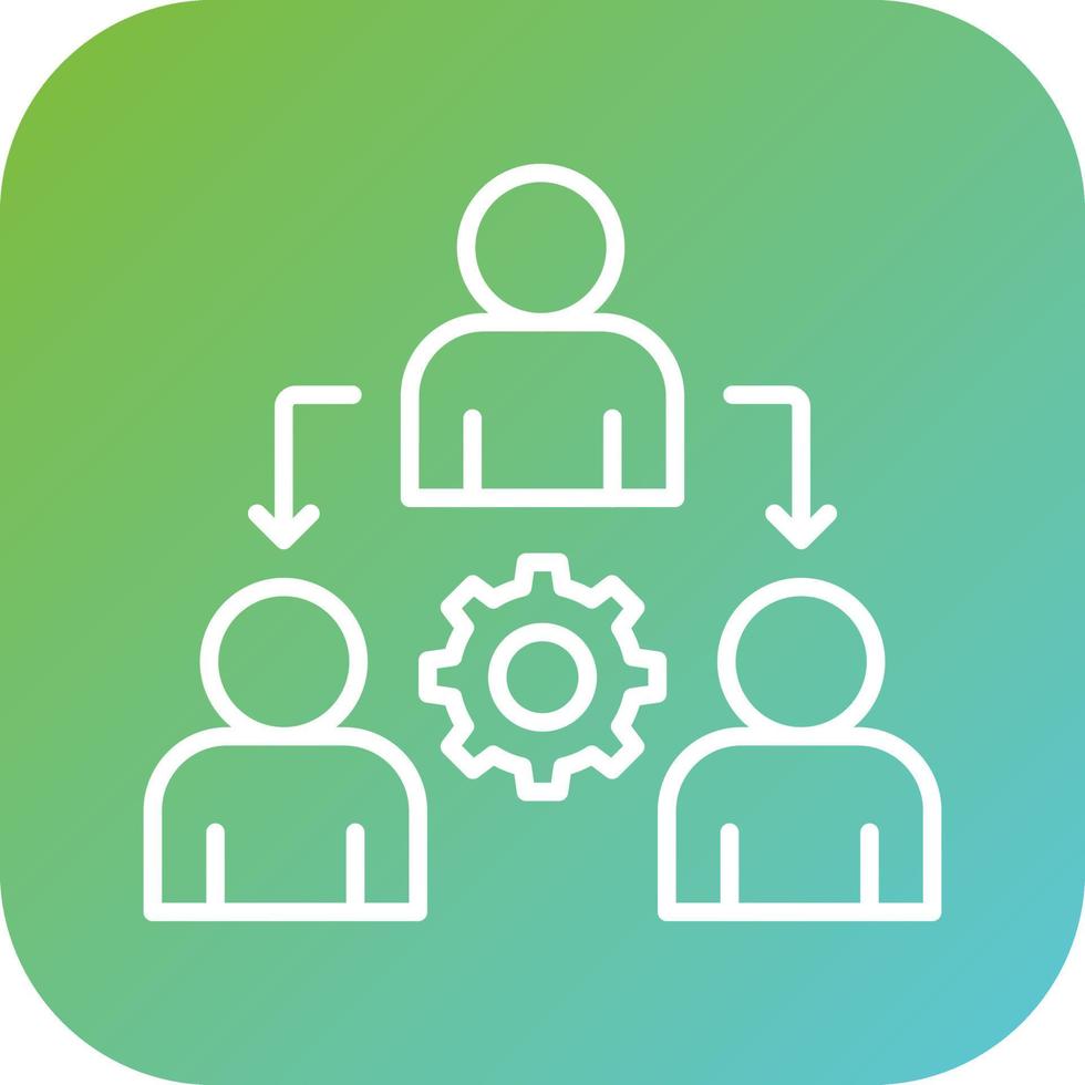 Delegate Vector Icon Style