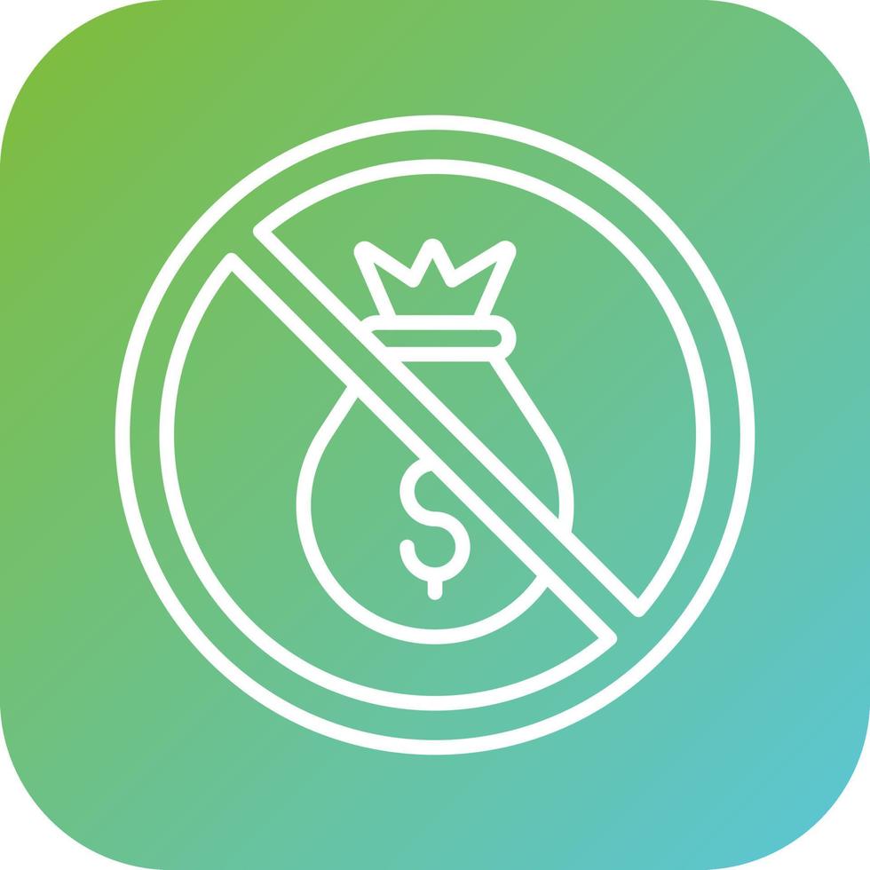 Bribery Vector Icon Style