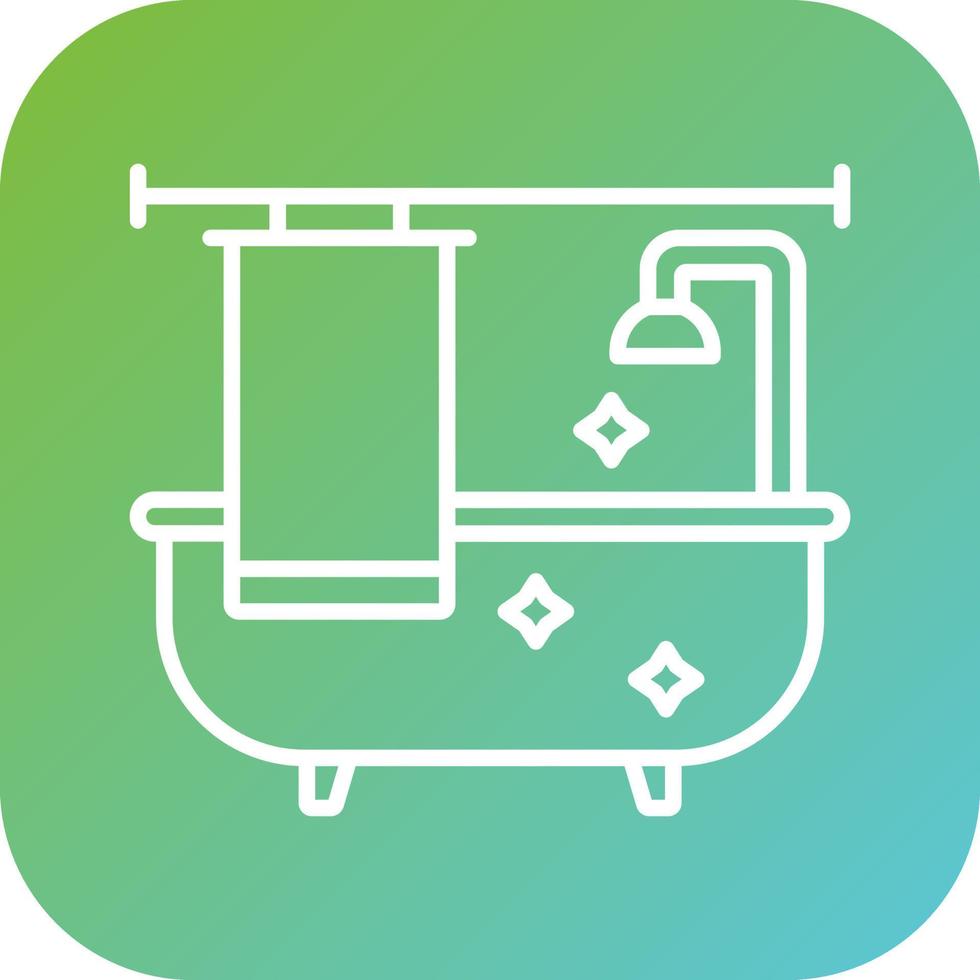 Bathroom Cleaning Vector Icon Style