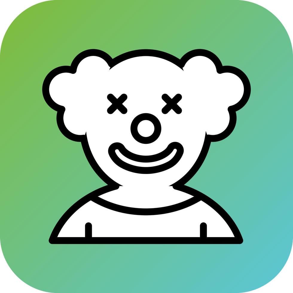 Clown Vector Icon Style