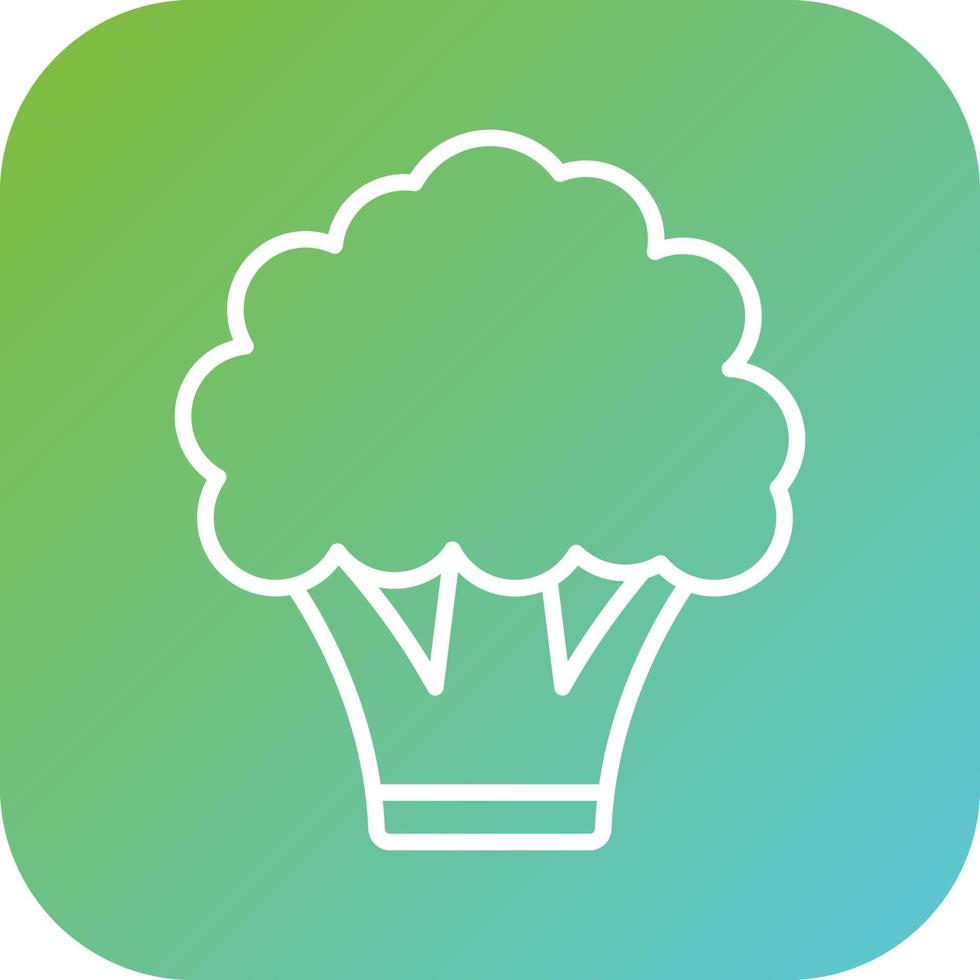 Broccoli Vector Icon Style