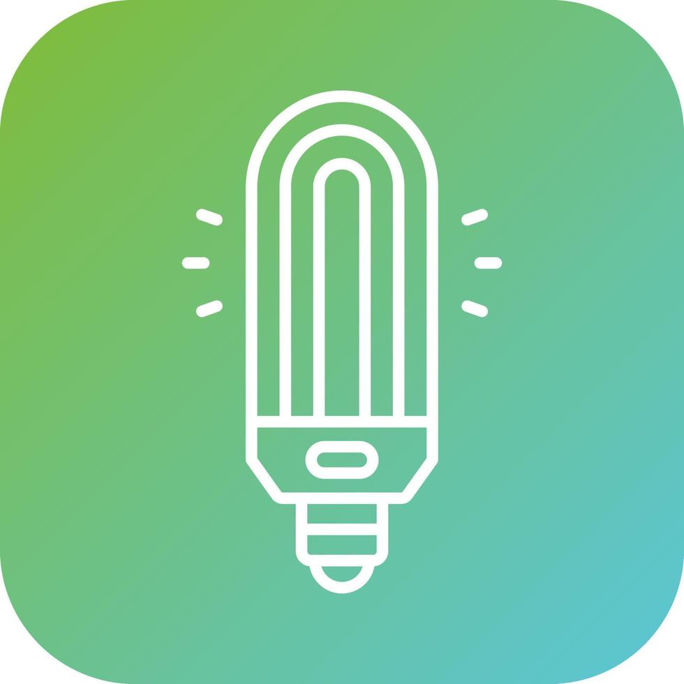 Neon Lamp Vector Icon Style