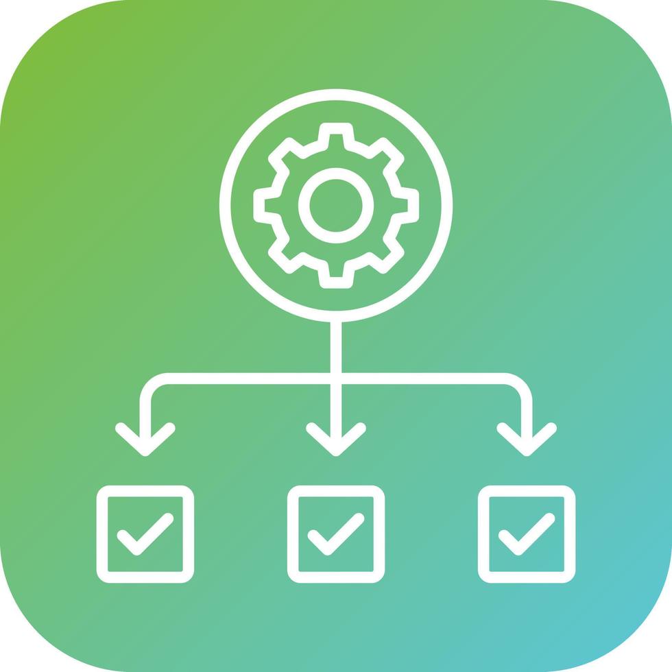 Planning System Vector Icon Style