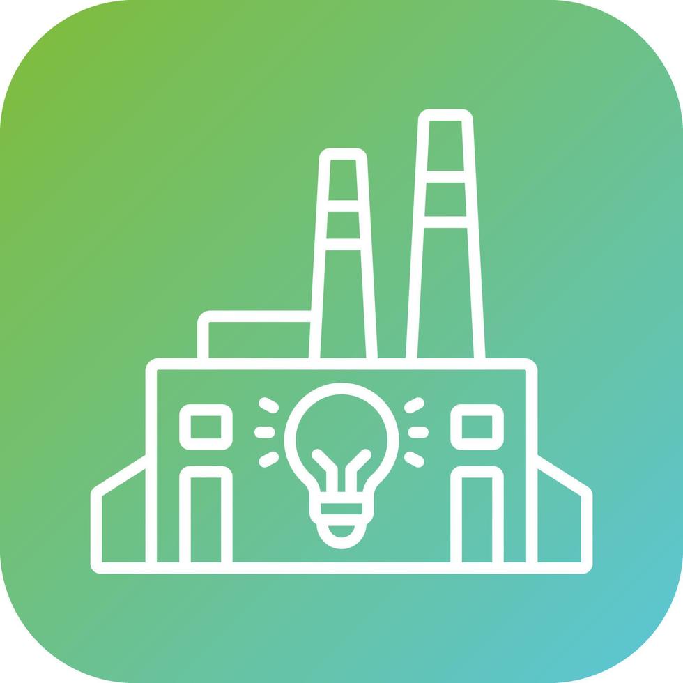 Light Pollution Vector Icon Style