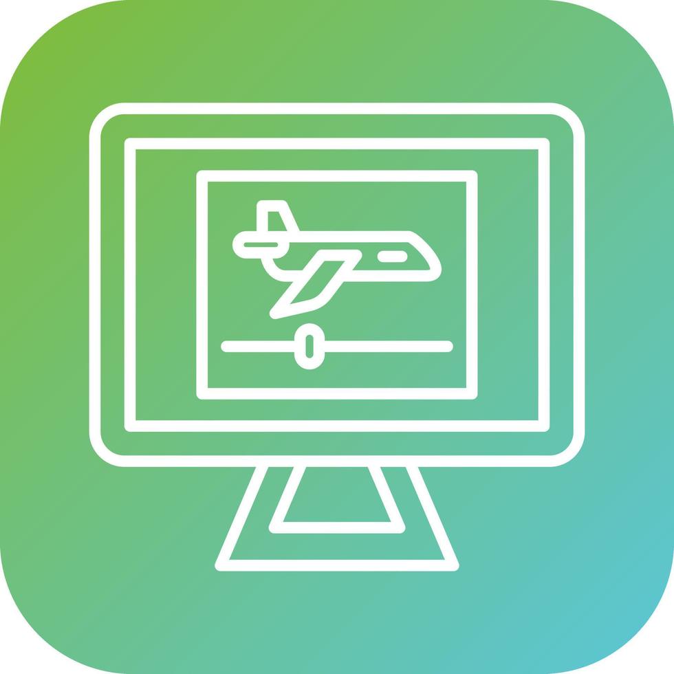 Travel Vlog Vector Icon Style