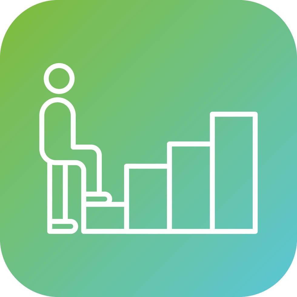 First Step Vector Icon Style