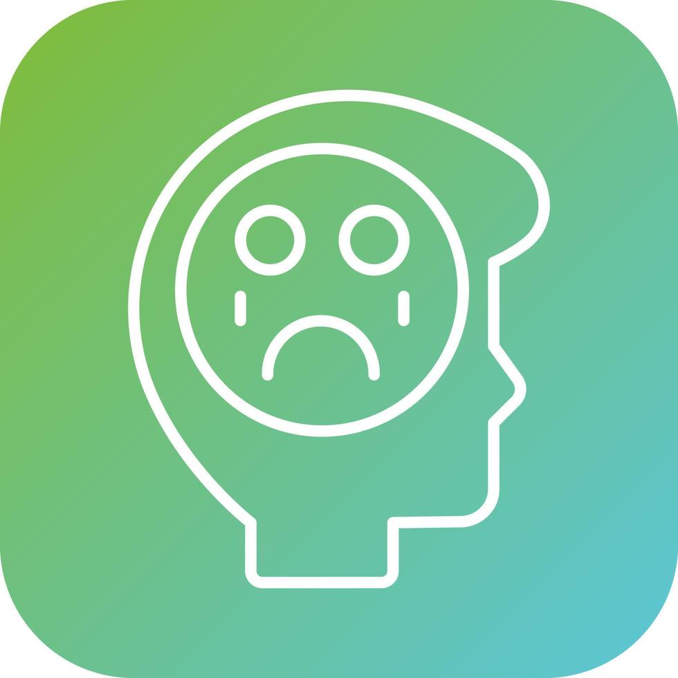 Crying Vector Icon Style