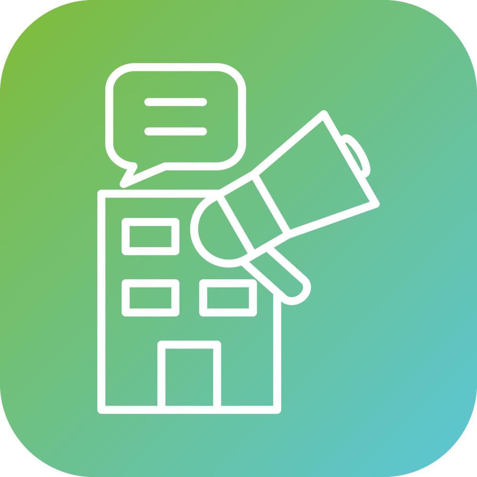 PR Firm Vector Icon Style