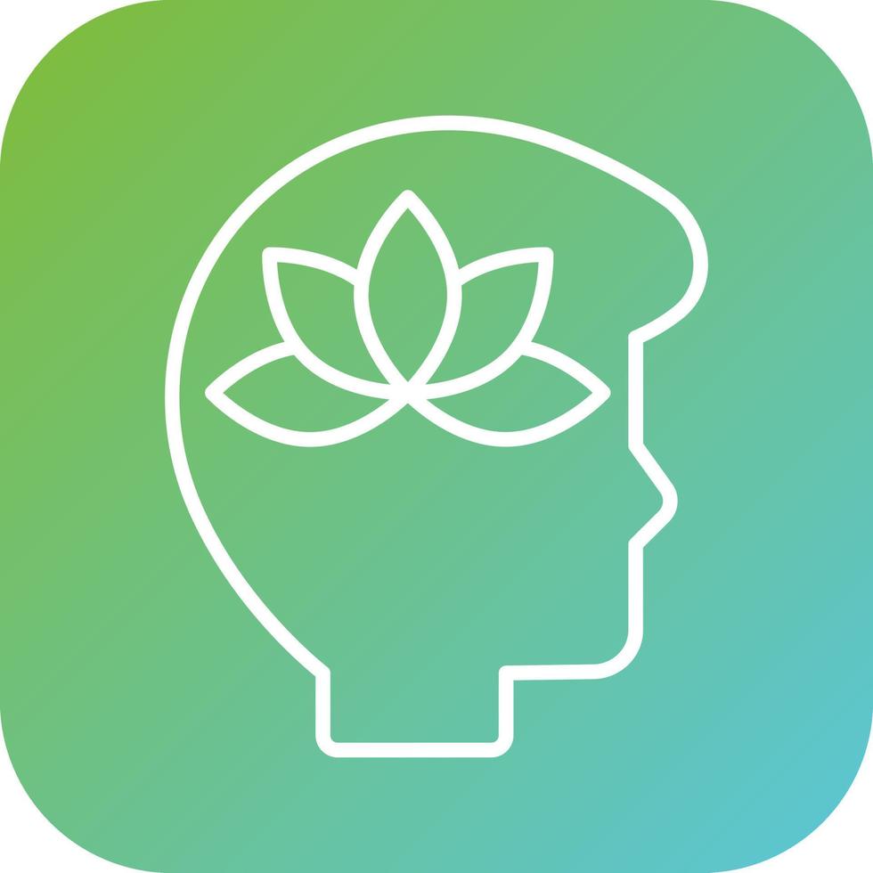 Meditation Vector Icon Style